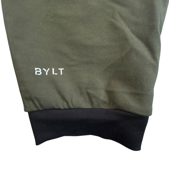 Bylt Premium Jogger Mens L Green Pull On Drawstring Activewear Track Pants - Picture 8 of 12